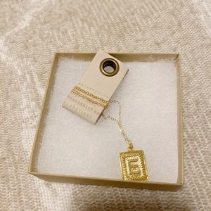 Anthropologie Whim Monogram Pendant
